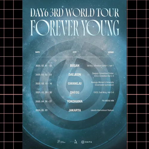 DAY6 анонсировали масштабное расширение мирового тура FOREVER YOUNG