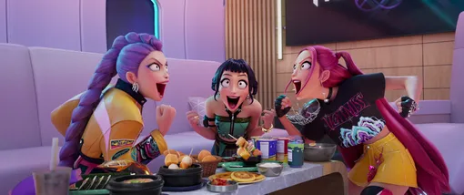 Кадр из фильма «Кей-поп-охотницы на демонов» Кадр из фильма «Кей-поп-охотницы на демонов»