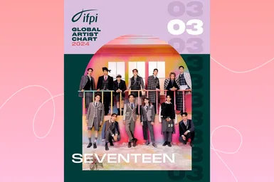 SEVENTEEN заняли третье место в глобальном чарте IFPI