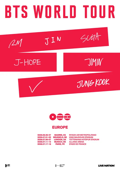 График мирового турне BTS на 2026–2027 годы График мирового турне BTS на 2026–2027 годы