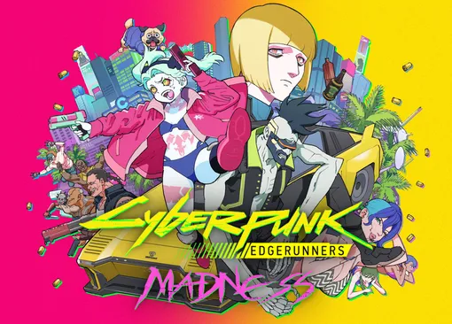 Постер манги Cyberpunk: Edgerunners MADNESS Постер манги Cyberpunk: Edgerunners MADNESS