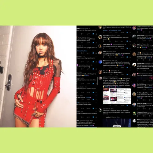 Лиса из BLACKPINK поёт под фонограмму? Скандал на VMAs 2024