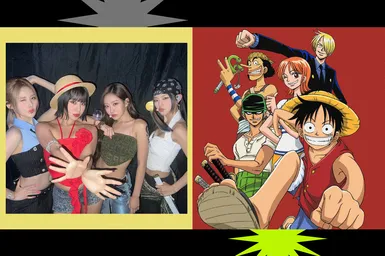 аниме-кроссовер: Kiss Of Life сделали отсылку к One Piece на The Fact Music Awards 2024