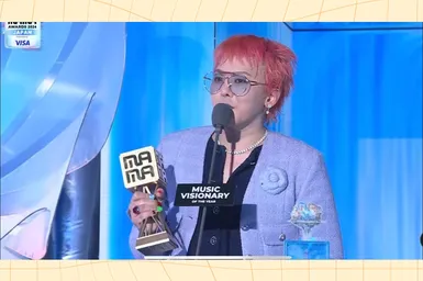 G-Dragon получил награду Music Visionary of the Year на MAMA 2024
