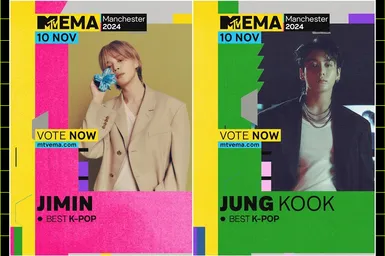 Два участника BTS номинированы на премию MTV EMA