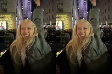 Розэ из BLACKPINK получила выговор от полицейского за смешное селфи в Нью-Йорке
