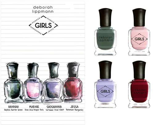 Набор Deborah Lippmann, посвящённый персонажам сериала «Девочки» Набор Deborah Lippmann, посвящённый персонажам сериала «Девочки»