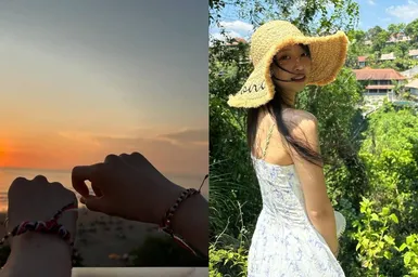 Курорт и роман: Ли Ми Джу и Сон Бом Гын делятся фотографиями с Бали 