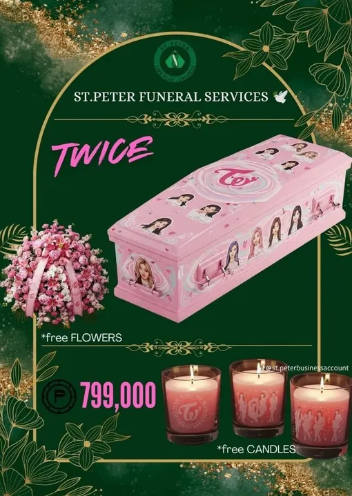 Похоронный набор для фанатов TWICE Похоронный набор для фанатов TWICE